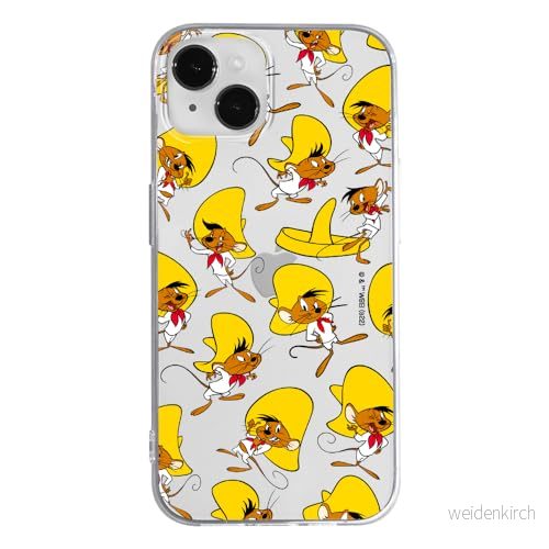 ERT GROUP mobiltelefonfodral för Iphone 14 PLUS originalt och officiellt licensierat Looney Tunes mönster Speedy Gonzales 001 optimalt anpassad till formen på mobiltelefonen, gedeeltelijk transparant 5905511647544