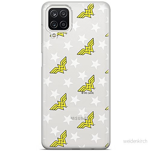 ERT GROUP mobiltelefonfodral för Samsung A12 / M12 originalt och officiellt licensierat DC mönster Wonder Woman 007 optimalt anpassad till formen på mobiltelefonen, gedeeltelijk transparant 5903040096598