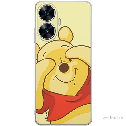 ERT GROUP mobiltelefonfodral för Realme C55 originalt och officiellt licensierat Disney mönster Winnie the Pooh & Friends 033 anpassad till formen på mobiltelefonen, fodral tillverkad av TPU plast 5905511863241