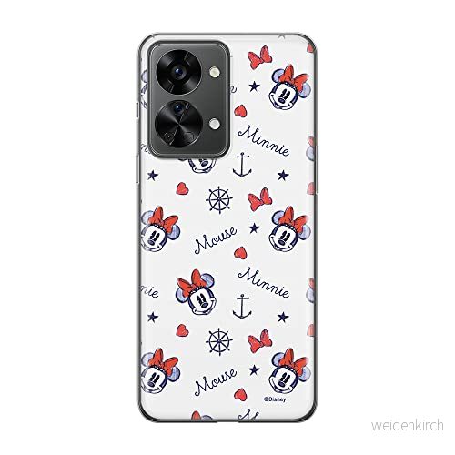 ERT GROUP mobiltelefonfodral för Oneplus NORD 2T 5G originalt och officiellt licensierat Disney mönster Minnie 007 optimalt anpassad till formen på mobiltelefonen, fodral tillverkad av TPU plast 5905511266233