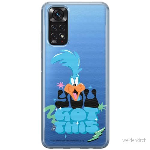 ERT GROUP mobiltelefonfodral för Xiaomi REDMI NOTE 11T/ 11S 5G/ POCO M4 PRO 5G originalt och officiellt licensierat Looney Tunes mönster Roadrunner 003, gedeeltelijk transparant 5905795125936