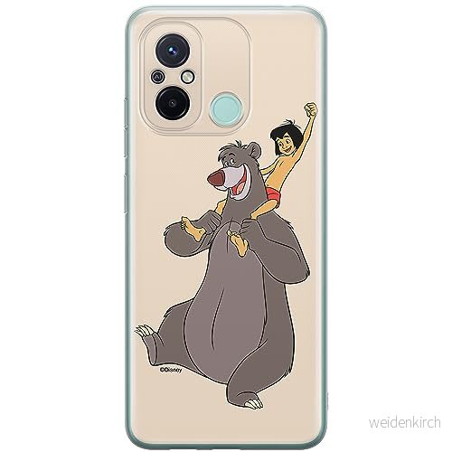 ERT GROUP mobiltelefonfodral för Xiaomi REDMI 12C/ 11A originalt och officiellt licensierat Disney mönster Jungle Book 002 anpassad till formen på mobiltelefonen, fodral tillverkad av TPU plast 5905511847524