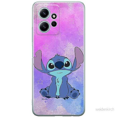 ERT GROUP mobiltelefonfodral för Xiaomi REDMI NOTE 12 4G originalt och officiellt licensierat Disney mönster Stitch 006 optimalt anpassad till formen på mobiltelefonen, fodral tillverkad av TPU plast 5905511937874