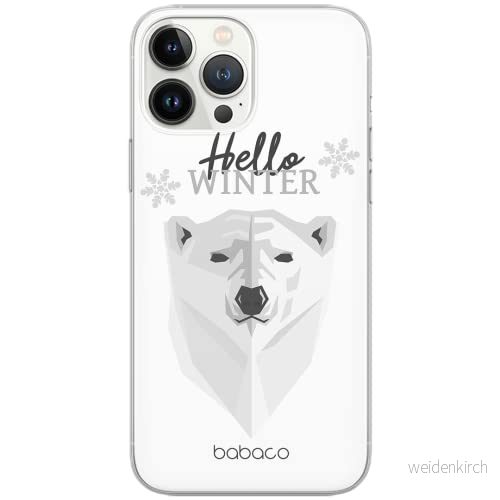 ERT GROUP mobiltelefonfodral för Apple Iphone 6/6S originalt och officiellt licensierat Babaco mönster Winter 003 Vit optimalt anpassad till formen på mobiltelefonen, fodral tillverkad av TPU plast 5903932047417
