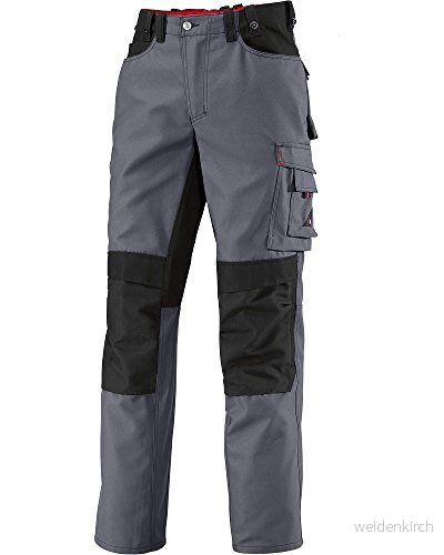 BP Workwear 1789 555 53 arbetsbyxor elastiskt band på baksidan midjeveck normal passform storlek: 60 n färg: mörkgrå/svart 4010365925005