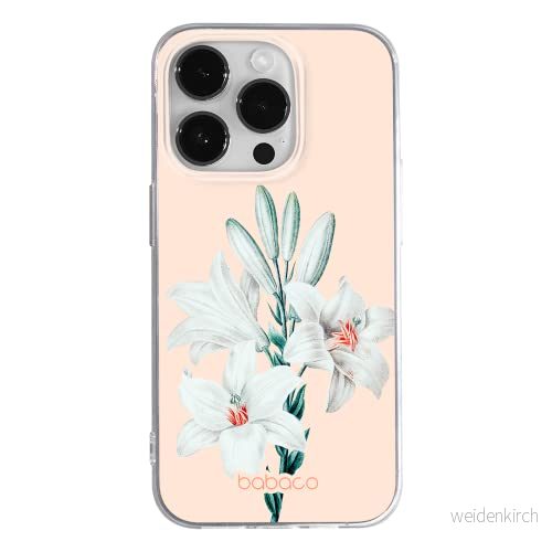 ERT GROUP mobiltelefonfodral för Apple Iphone 14 PRO originalt och officiellt licensierat Babaco mönster Flowers 039 optimalt anpassad till formen på mobiltelefonen, fodral tillverkad av TPU plast 5905131921109