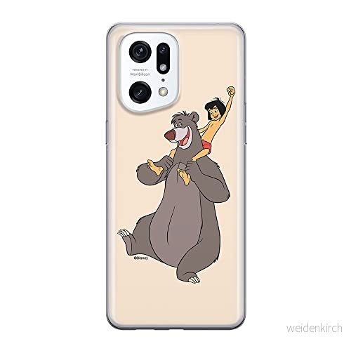 ERT GROUP mobiltelefonfodral för Oppo FIND X5 PRO originalt och officiellt licensierat Disney mönster Jungle Book 002 optimalt anpassad till formen på mobiltelefonen, fodral tillverkad av TPU plast 5905511416867