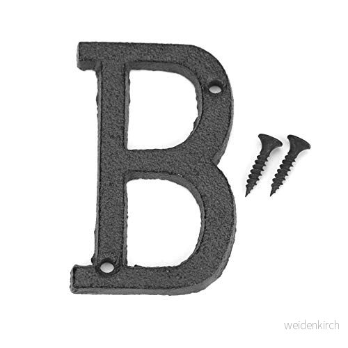 Domybestshop C0F1 dörrplatta och fixeringsskruvar (bokstav B), akryl 719209520683