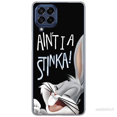 ERT GROUP mobiltelefonfodral för Samsung M33 5G originalt och officiellt licensierat Looney Tunes mönster Bugs 003 optimalt anpassad till formen på mobiltelefonen, fodral tillverkad av TPU plast 5905511343354