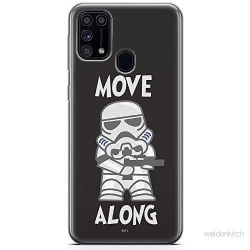 ERT GROUP mobiltelefonfodral för Samsung M31 originalt och officiellt licensierat Star Wars mönster Stormtrooper 002 optimalt anpassad till formen på mobiltelefonen, fodral tillverkad av TPU plast 5904805479816