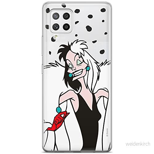 ERT GROUP mobiltelefonfodral för Samsung A42 5G originalt och officiellt licensierat Disney mönster Cruella 004 optimalt anpassad till formen på mobiltelefonen, gedeeltelijk transparant 5903040251706