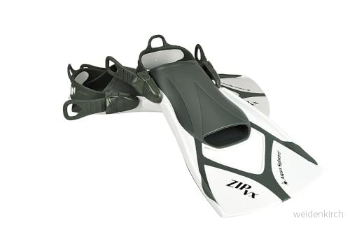 Aqua Sfär Zip VX simträningsfenor vit/grå, liten/storlek 3 6 3610040117186