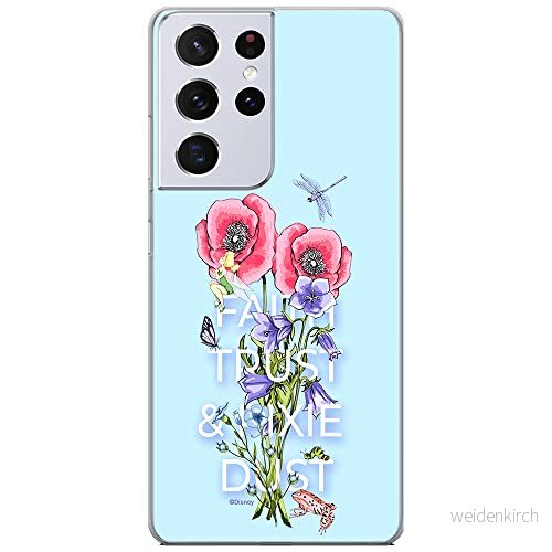 ERT GROUP mobiltelefonfodral för Samsung S21 ULTRA originalt och officiellt licensierat Disney mönster Tinker Bell 003 optimalt anpassad till formen på mobiltelefonen, fodral tillverkad av TPU plast 5904805665738
