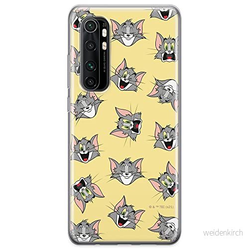 ERT GROUP mobiltelefonfodral för Xiaomi MI NOTE 10 Lite originalt och officiellt licensierat Tom and Jerry mönster 007 optimalt anpassad till formen på mobiltelefonen, fodral tillverkad av TPU plast 5904805256509