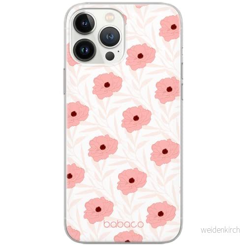 ERT GROUP mobiltelefonfodral för Huawei P30 Lite originalt och officiellt licensierat Babaco mönster Flowers 017 Vit optimalt anpassad till formen på mobiltelefonen, fodral tillverkad av TPU plast 5903932627572