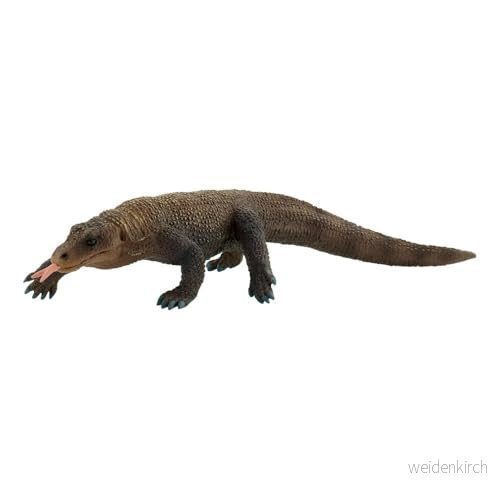 Bullyland 63695 leksaksfigur Komodowaran, ca 18 cm djurfigur, detaljrik, PVC fri, perfekt som en liten gåva för barn från 3 år 4063847636951