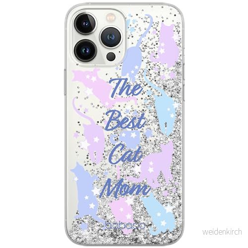 ERT GROUP mobiltelefonfodral för Apple Iphone 14 originalt och officiellt licensierat Babaco mönster Cats 017 optimalt anpassad till formen på mobiltelefonen, med glitter overflow effekt 5905511593698