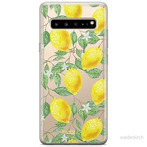 ERT GROUP Mobiltelefonskal för Samsung S10 5G original och officiellt licensierat Babaco mönster fruits blommor 002 optimalt anpassad till mobiltelefonens form, delvis transparent 5904805501142
