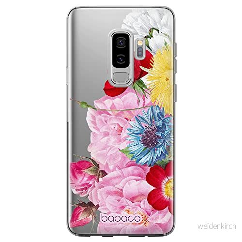 ERT GROUP mobiltelefonfodral för Samsung S9 PLUS originalt och officiellt licensierat Babaco mönster Flowers 056 optimalt anpassad till formen på mobiltelefonen, gedeeltelijk transparant 5905131361059