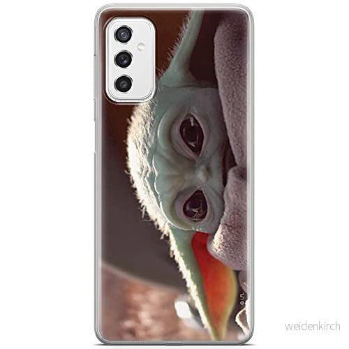 ERT GROUP mobiltelefonfodral för Samsung M52 5G originalt och officiellt licensierat Star Wars mönster Baby Yoda 021 optimalt anpassad till formen på mobiltelefonen, fodral tillverkad av TPU plast 5904805493737