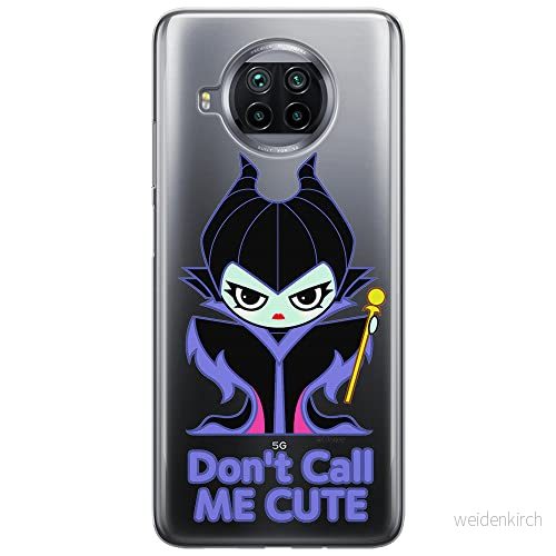 ERT GROUP mobiltelefonfodral för Xiaomi MI 10T LITE/REDMI NOTE 9 PRO 5G originalt och officiellt licensierat Disney mönster Maleficent 003, gedeeltelijk transparant 5905131479754