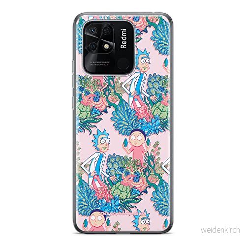 ERT GROUP mobiltelefonfodral för Xiaomi REDMI 10C originalt och officiellt licensierat Rick and Morty mönster & 021 anpassad till formen på mobiltelefonen, fodral tillverkad av TPU plast 5905511552541