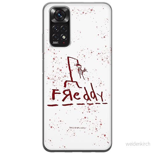 ERT GROUP mobiltelefonfodral för Xiaomi REDMI NOTE 11 4G/ 11S 4G originalt och officiellt licensierat Horror mönster Nightmare of Elm Street 009, fodral tillverkad av TPU plast 5905511092061