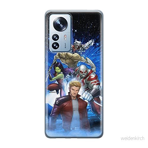 ERT GROUP mobiltelefonfodral för Xiaomi 12 / 12X originalt och officiellt licensierat Marvel mönster Guardians of the Galaxy 011 anpassad till formen på mobiltelefonen, fodral tillverkad av TPU plast 5905511475468