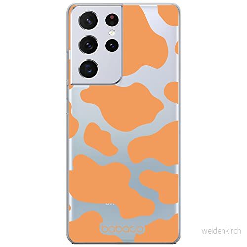 ERT GROUP mobiltelefonfodral för Samsung S21 ULTRA originalt och officiellt licensierat Babaco mönster Animals 007 Vit optimalt anpassad till formen på mobiltelefonen, gedeeltelijk transparant 5904805703812