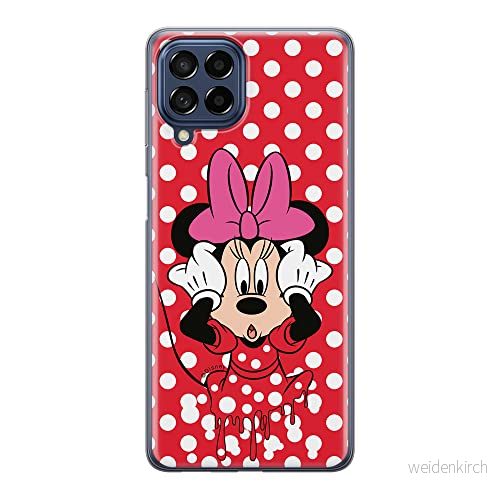 ERT GROUP mobiltelefonfodral för Samsung M53 5G originalt och officiellt licensierat Disney mönster Minnie 016 optimalt anpassad till formen på mobiltelefonen, fodral tillverkad av TPU plast 5905511380427