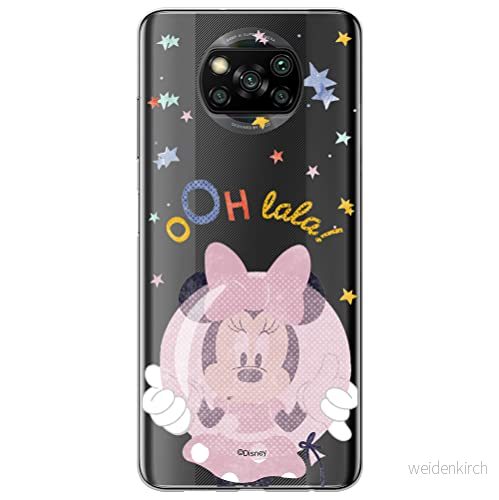 ERT GROUP mobiltelefonfodral för Xiaomi POCOPHONE X3 originalt och officiellt licensierat Disney mönster Minnie 046 optimalt anpassad till formen på mobiltelefonen, gedeeltelijk transparant 5903537122311