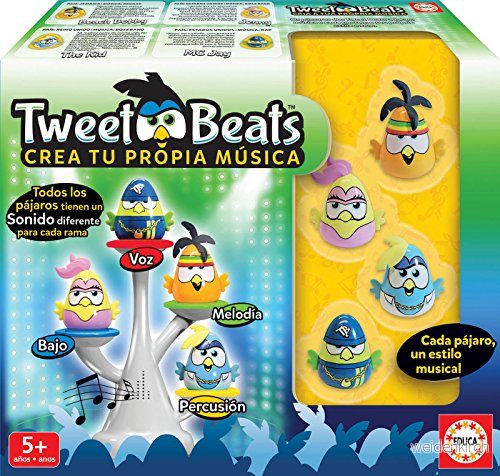 Educa Tweet Beats CREA, musikspel, från 3 år, flerfärgad (17911), sorterade 8412668179110