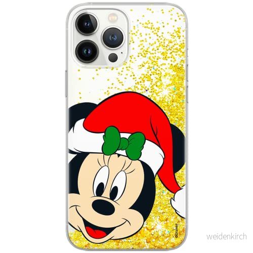 ERT GROUP mobiltelefonfodral för Apple Iphone 6 PLUS/ 7 PLUS / 8 originalt och officiellt licensierat Disney mönster Minnie 060, med glitter overflow effekt 5903932080964