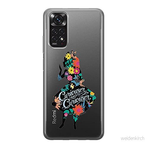 ERT GROUP mobiltelefonfodral för Xiaomi REDMI NOTE 11S 4G / 11 originalt och officiellt licensierat Disney mönster Alice 002, gedeeltelijk transparant 5905511555320