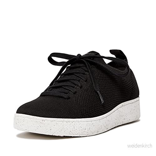 Fitflop kvinnors Rally e01 Multi Knit sneakers sneakers, Svart, 5.5 UK, 38.5 EU 195305366170