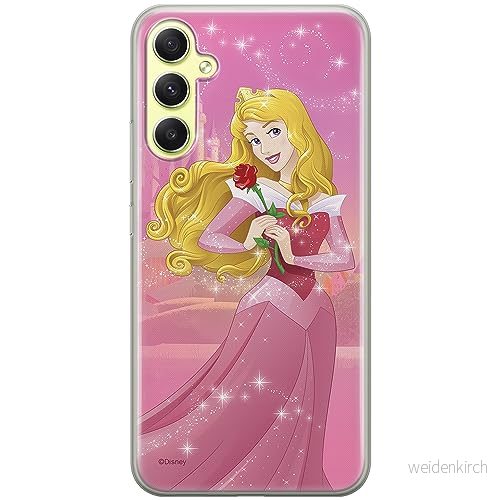 ERT GROUP mobiltelefonfodral för Samsung A34 5G originalt och officiellt licensierat Disney mönster Aurora 001 optimalt anpassad till formen på mobiltelefonen, fodral tillverkad av TPU plast 5905511788520