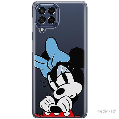 ERT GROUP mobiltelefonfodral för Samsung M33 5G originalt och officiellt licensierat Disney mönster Minnie 077 optimalt anpassad till formen på mobiltelefonen, gedeeltelijk transparant 5905795029203