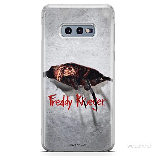 ERT GROUP mobiltelefonfodral för Samsung S10e originalt och officiellt licensierat Horror mönster Nightmare of Elm Street 008 anpassad till formen på mobiltelefonen, fodral tillverkad av TPU plast 5905511088255