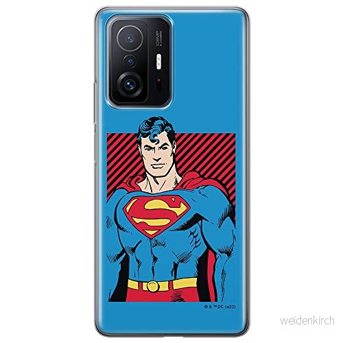 ERT GROUP mobiltelefonfodral för Xiaomi 11T 5G / PRO originalt och officiellt licensierat DC mönster Superman 029 optimalt anpassad till formen på mobiltelefonen, fodral tillverkad av TPU plast 5905131569615