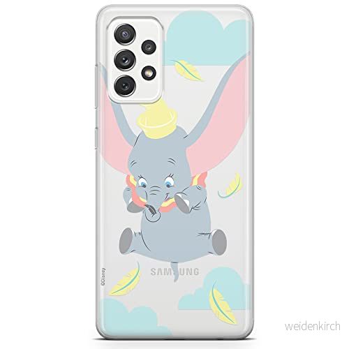 ERT GROUP mobiltelefonfodral för Samsung A73 5G originalt och officiellt licensierat Disney mönster Dumbo 014 optimalt anpassad till formen på mobiltelefonen, gedeeltelijk transparant 5904805517501
