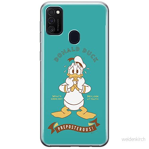 ERT GROUP mobiltelefonfodral för Samsung M21 originalt och officiellt licensierat Disney mönster Donald 004 optimalt anpassad till formen på mobiltelefonen, fodral tillverkad av TPU plast 5903537832845