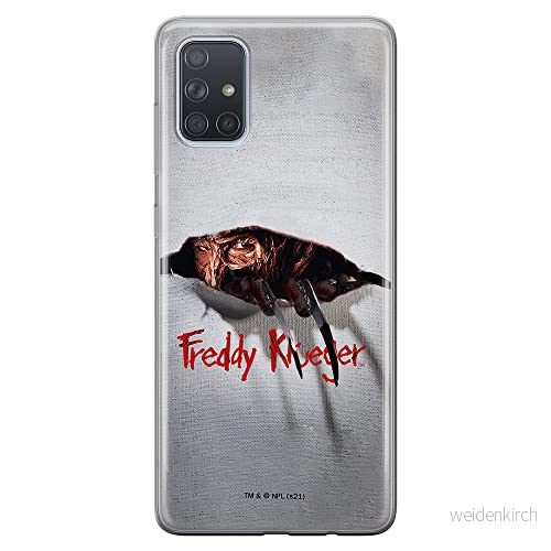ERT GROUP mobiltelefonfodral för Samsung A71 5G originalt och officiellt licensierat Horror mönster Nightmare of Elm Street 008 anpassad till formen på mobiltelefonen, fodral tillverkad av TPU plast 5905511087692