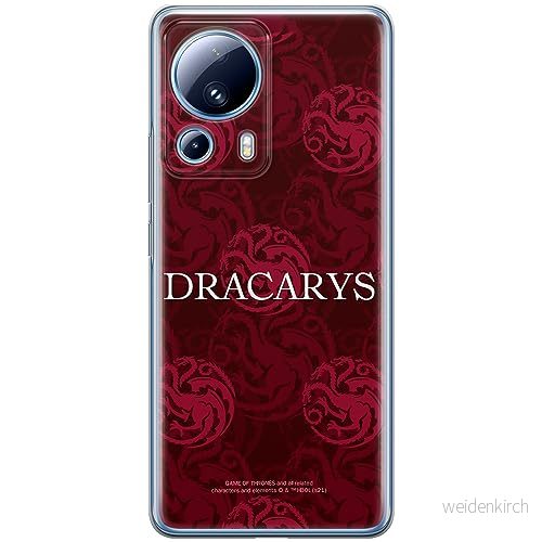 ERT GROUP mobiltelefonfodral för Xiaomi 13 LITE/CIVI 2 originalt och officiellt licensierat Game of Thrones mönster 021 anpassad till formen på mobiltelefonen, fodral tillverkad av TPU plast 5905511922627