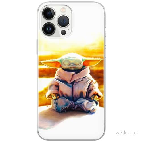 ERT GROUP mobiltelefonfodral för Huawei P30 Lite originalt och officiellt licensierat Star Wars mönster Baby Yoda 015 Vit anpassad till formen på mobiltelefonen, fodral tillverkad av TPU plast 5904805059117
