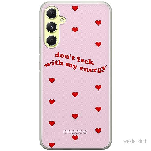 ERT GROUP mobiltelefonfodral för Samsung A34 5G originalt och officiellt licensierat Babaco mönster My energy 003 optimalt anpassad till formen på mobiltelefonen, fodral tillverkad av TPU plast 5905511780784
