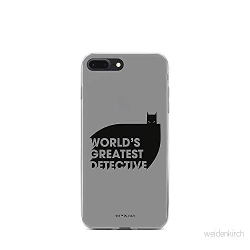 ERT GROUP mobiltelefonfodral för Iphone 7 PLUS/ 8 PLUS originalt och officiellt licensierat DC mönster Batman 051 optimalt anpassad till formen på mobiltelefonen, fodral tillverkad av TPU plast 5905131540232