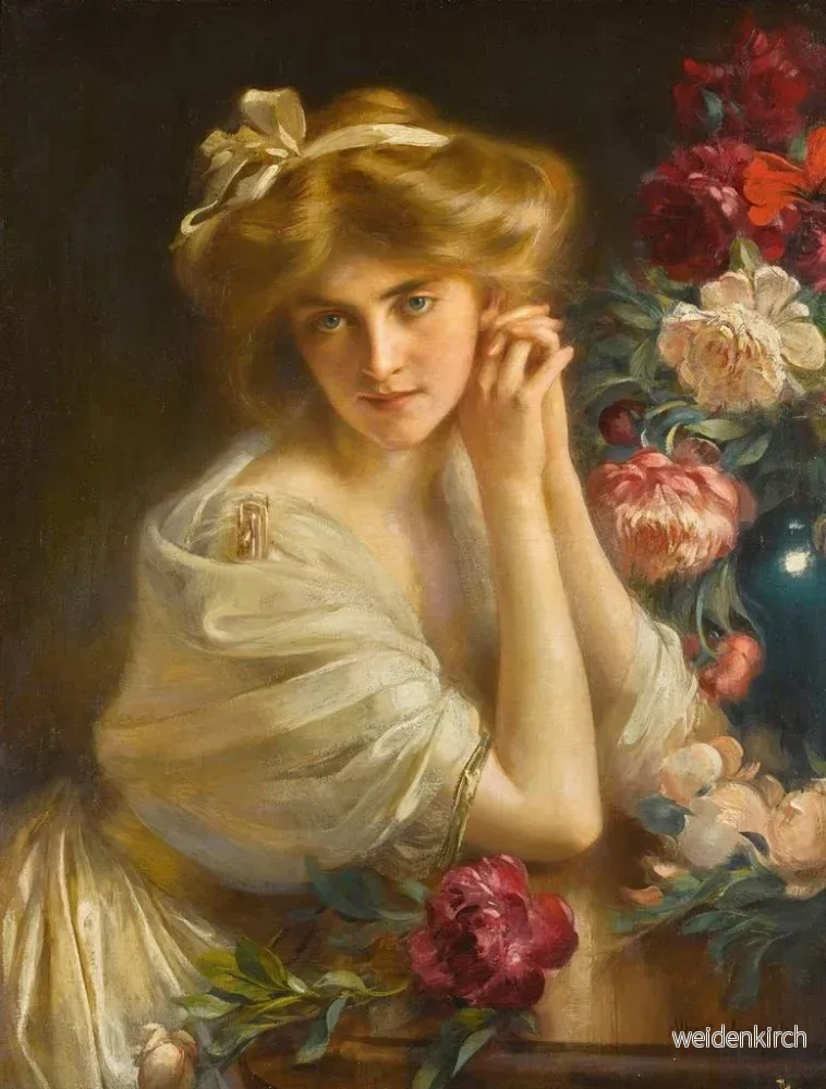 Målning avlång lugn - Albert Lynch | Konsttryck - Bild 2
