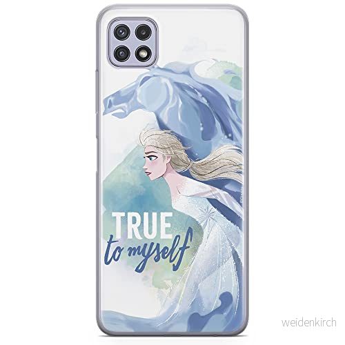 ERT GROUP mobiltelefonfodral för Samsung A22 5G originalt och officiellt licensierat Disney mönster Elsa 012 optimalt anpassad till formen på mobiltelefonen, fodral tillverkad av TPU plast 5903932824575