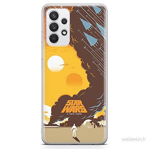 ERT GROUP mobiltelefonfodral för Samsung A32 4G LTE originalt och officiellt licensierat Star Wars mönster 027 optimalt anpassad till formen på mobiltelefonen, fodral tillverkad av TPU plast 5903040475515