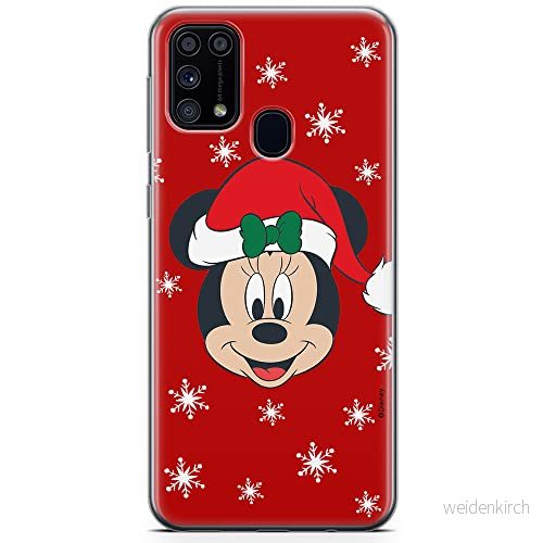ERT GROUP mobiltelefonfodral för Samsung M31 originalt och officiellt licensierat Disney mönster Minnie 061 optimalt anpassad till formen på mobiltelefonen, fodral tillverkad av TPU plast 5903932065350